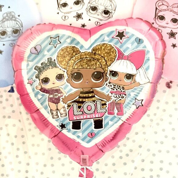 LOL SURPRISE! Friends Balloon Bouquet Kit Set 6 Birthday Party Supplies Helium - Picture 8 of 8